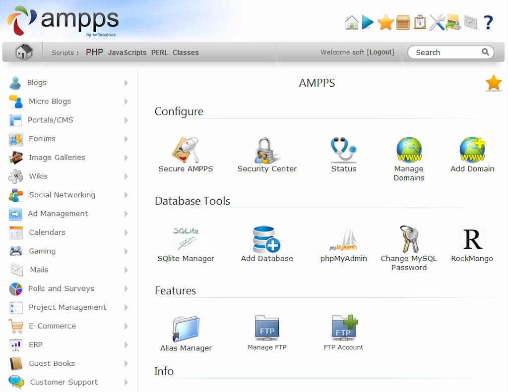 AMPPS Software Bundle | localhost
