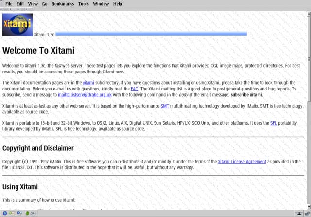 Xitami Web Server | localhost